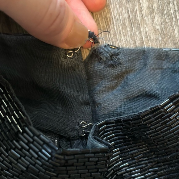 Vintage beaded and sequin midi dress - Picture 7 of 10